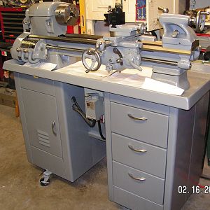southbend 10k lathe reconditioned for Westminister school in edmonton