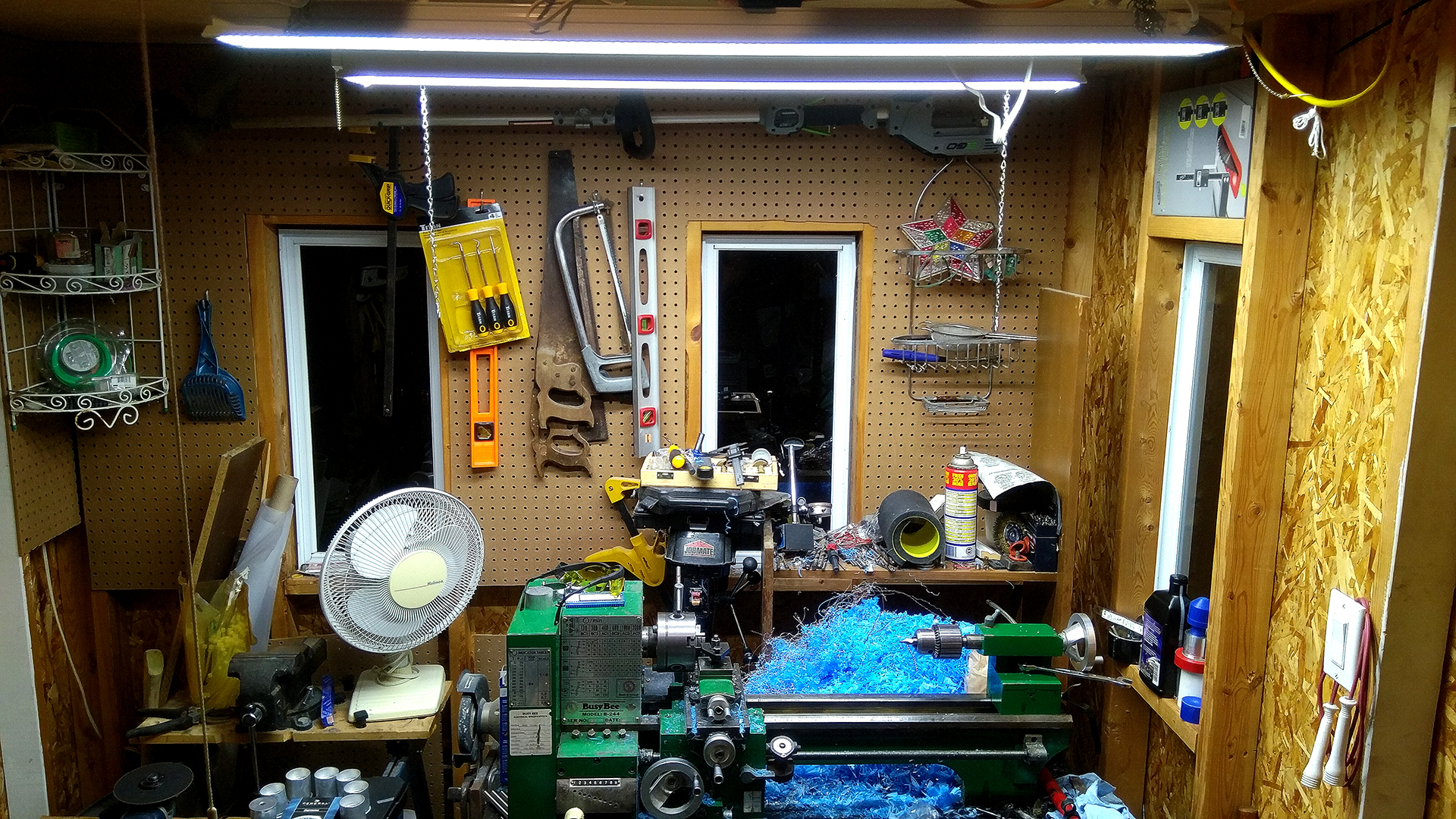 new shed lights for my lathe.jpg