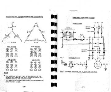 How to rewire a 3 phase motor for low voltage (230V) | The ... 208v motor wiring diagrams 