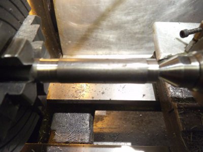 test cuts first to check tailstock alignment.jpg