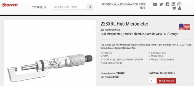 Starrett 228 Hub Micrometer.png