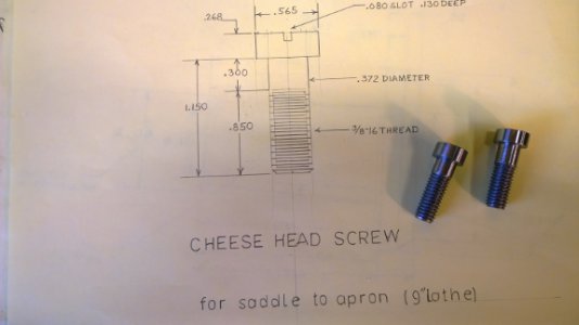 cheese head screws for saddle to apron on 9 lathe.jpg