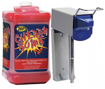 Zep Cherry Bomb Hand Cleaner with dispenser.jpg