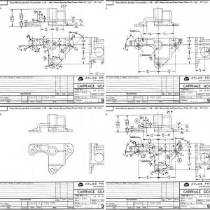 Craftsman/Atlas 9_11 Carriage Gear Case Blueprints
