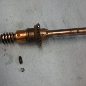 Worm Shaft assembly with feed reverse clutch.