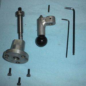 Worm gear cradle shift lever assembly