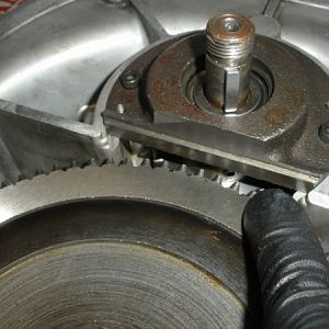 Pack the grease into the pinion gear cavity. Fill it!