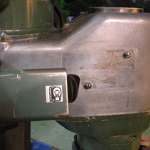 This is where you install the high speed low speed switch.  Left side of the belt housing if you are looking at it from the front of the machine.