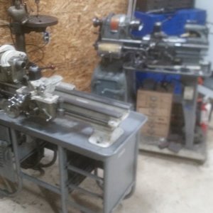 I have both lathes at the shop now!