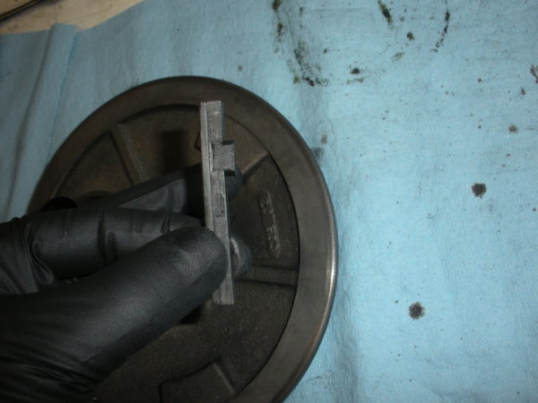 A view of the removed key.