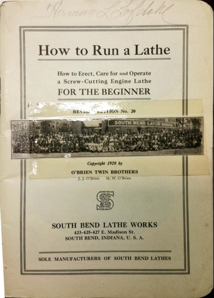 How to run a Lathe No. 20