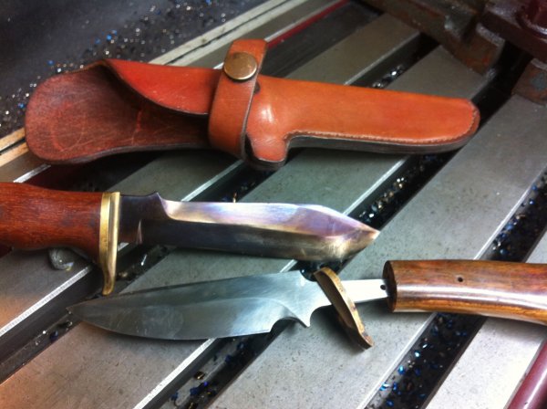 Knives filed by hand.