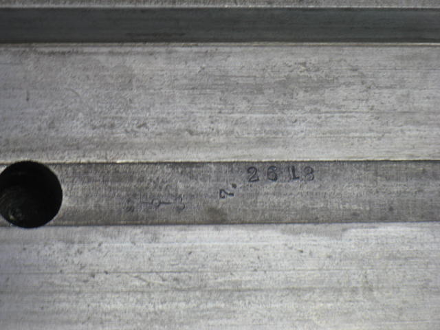 Serial number? does not match the number on the table base. I don/t know what the other stamping means S7--0--3