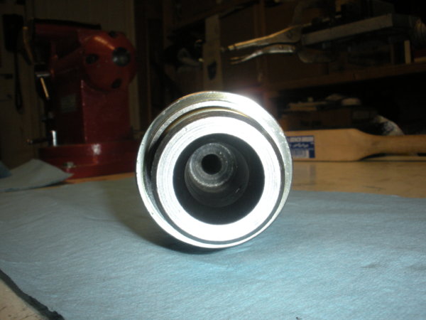 Spindle looking at the "output" end inside...collet end