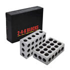 1 Pair 2-4-6 Blocks 23 Holes Matched Ultra Precision .0002